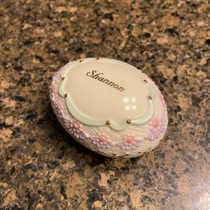 Lenox “Emerald Lace” Easter Egg Figurine